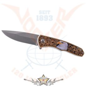   Western knife with eagle. 3Dpicture.  21X12. cm. 774-8015..  hobby, bicska, tőr, dísztárgy
