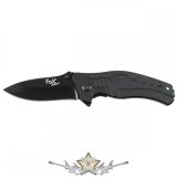   FOX - Jack Knife, egykezes, fekete, fém fogantyú..44613. hobby kés, bicska