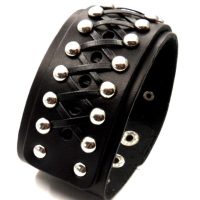 Bőr * Műbőr karkötő